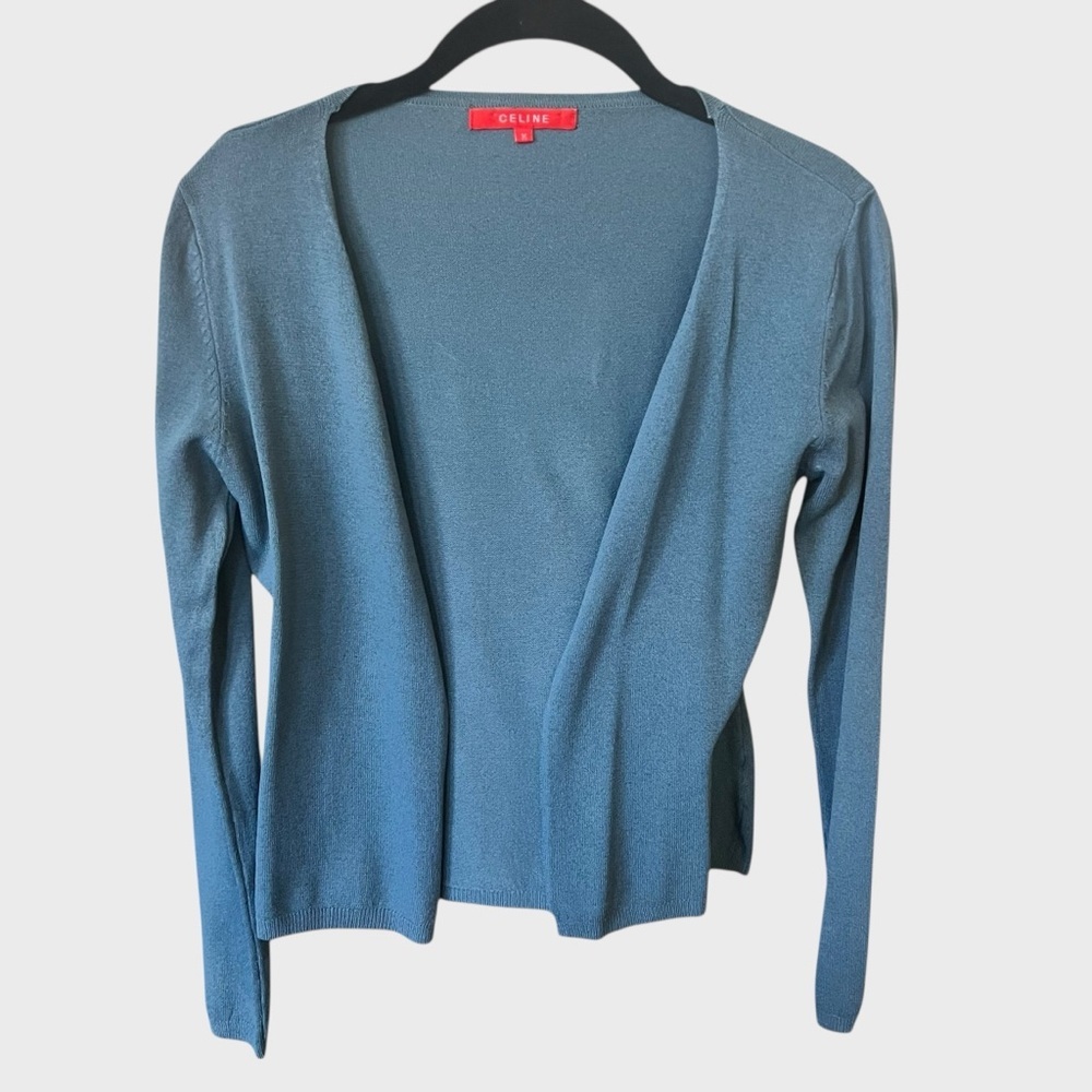 Celine women’s blue cardigan